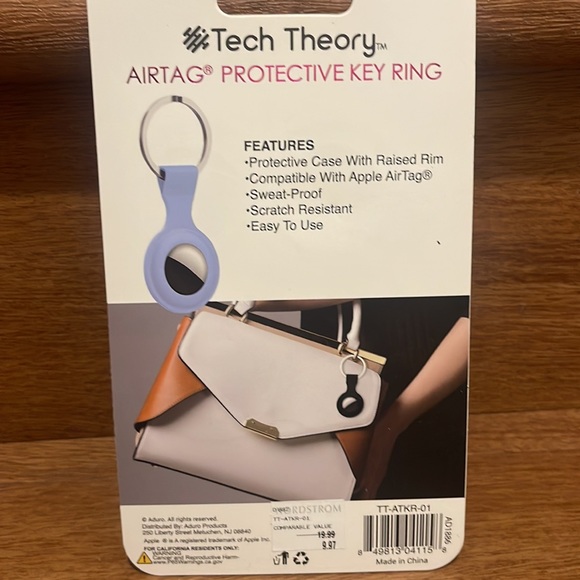 2 Tech theory Belkin Secure Holder with Key Ring for AirTag protective ring - Picture 3 of 7